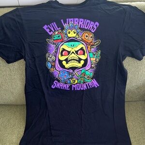 Pop Tees He-Man Evil Warriors Black Graphic Tee